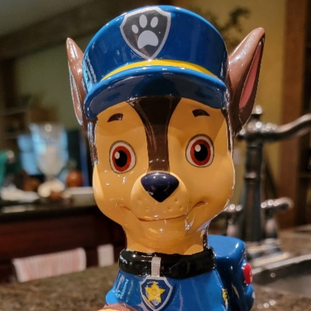 Paw Patrol Fab NY Spin Master Chase Ceramic Kids Bank